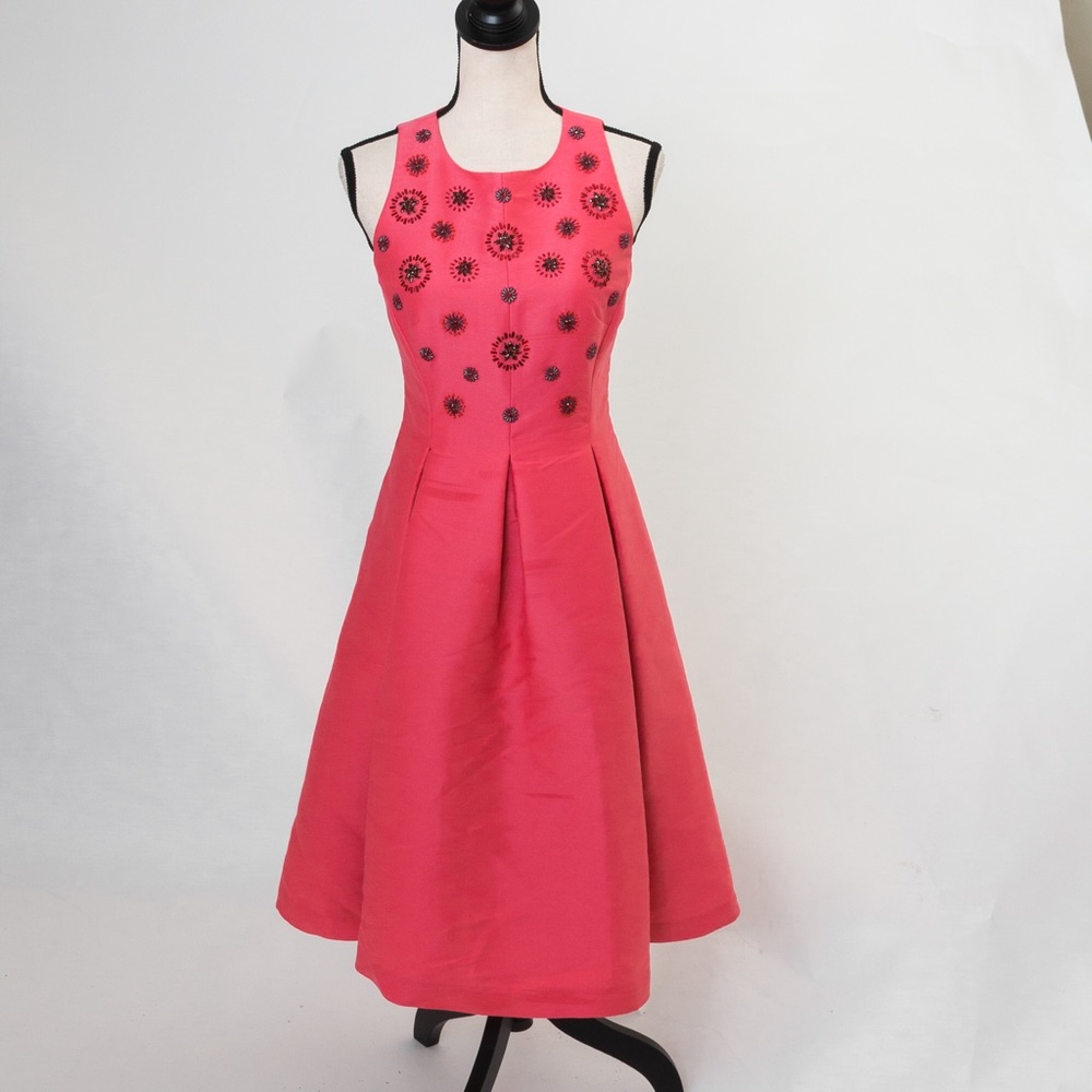Kate Spade cocktail dress coral Small 4 - Picture 13 of 17